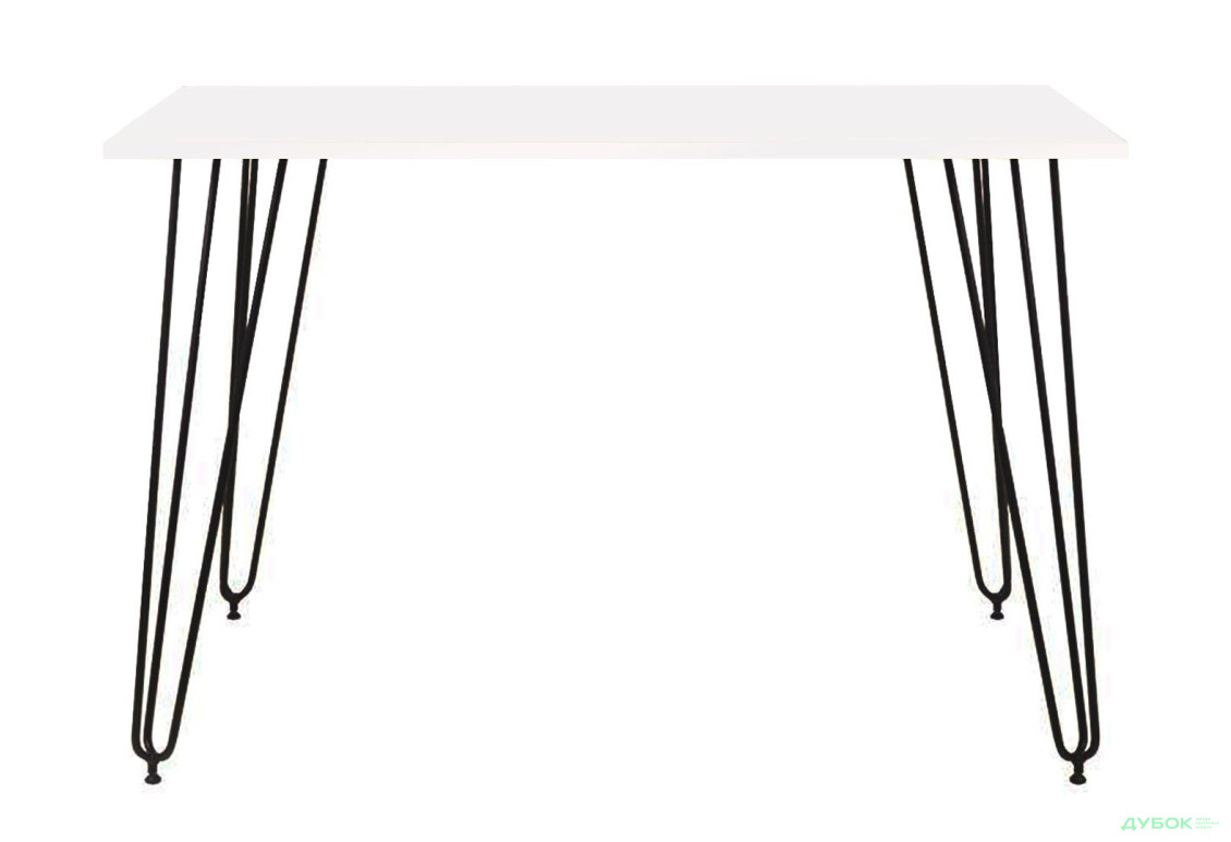 Стол обеденный Новый Стиль Aller Black (18) 120x80 см, белый