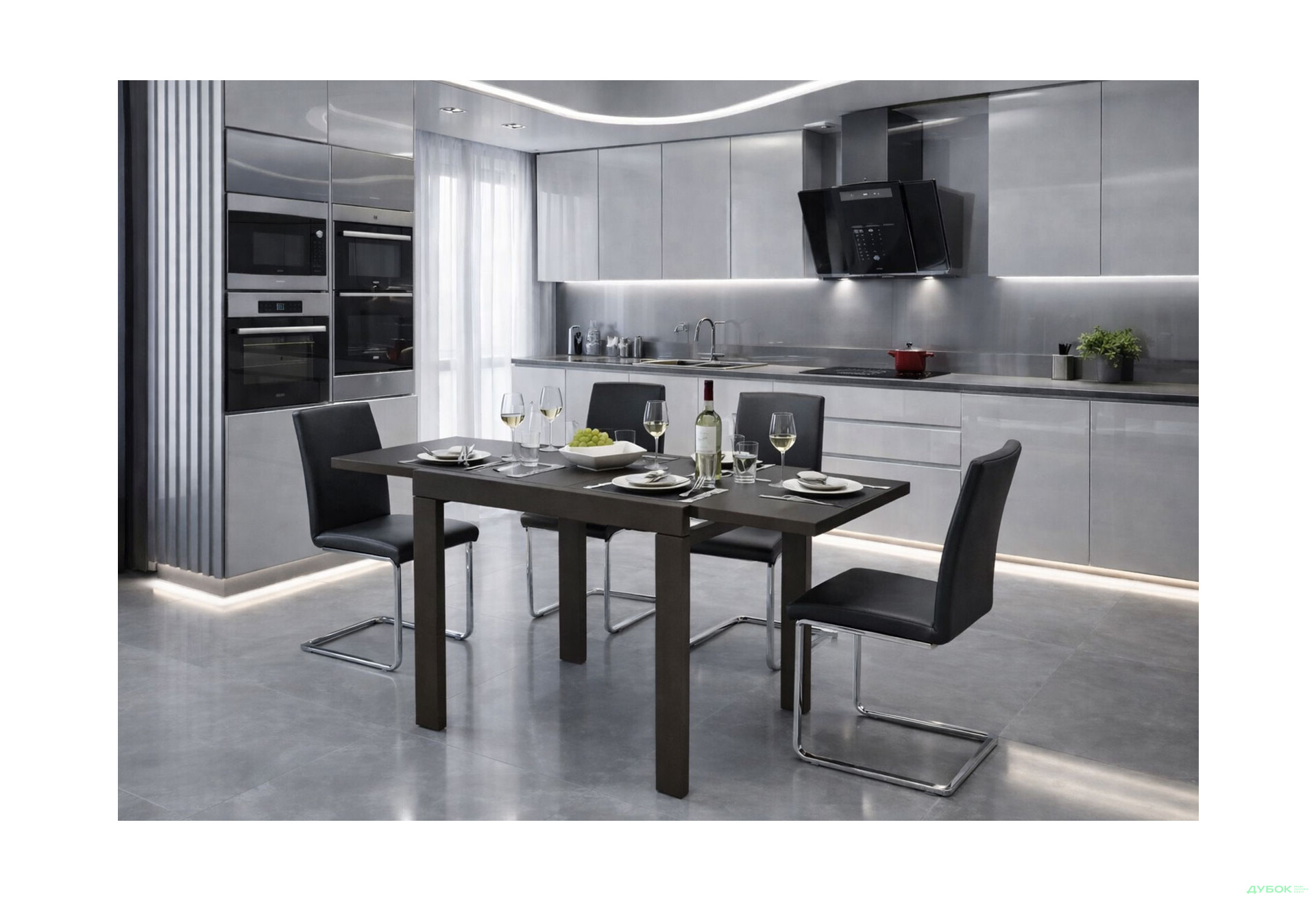 Изображение 2 - Стол-трансформер Art In Head Корс 178x69 см, венге