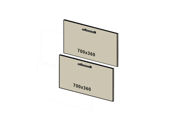Фасад ф ш 700 (1+1) Бета VIP-master
