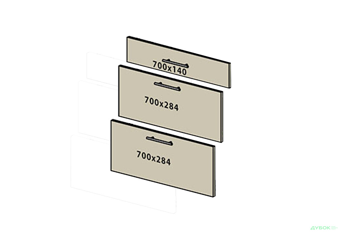 Фасад ф ш 700*300 (1+1) Бета VIP-master