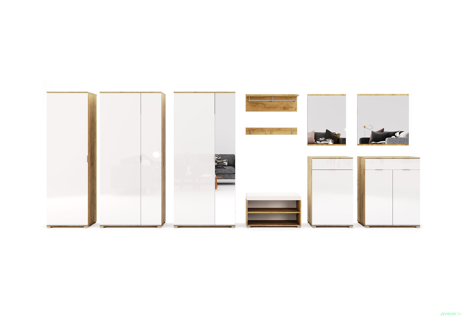 Зображення 2 - Модульний передпокій Асті MiroMark