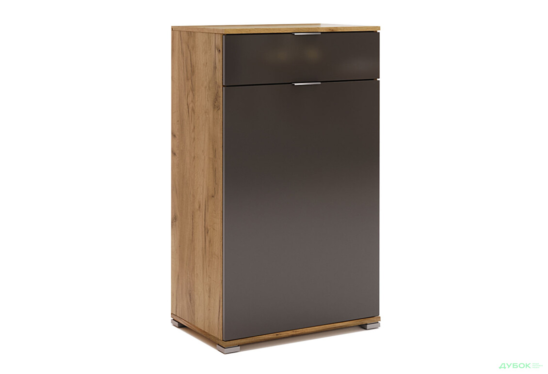 Комод MiroMark Луна 1-дверний з 1 шухлядою 60 см, Лава / Дуб крафт - Зображення 3 Зображення 3 - Комод MiroMark Луна 1-дверний з 1 шухлядою 60 см, Лава / Дуб крафт