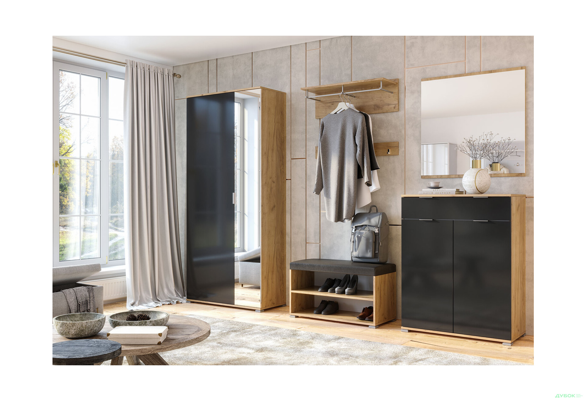 Модульний передпокій Луна MiroMark  - Зображення 1 Зображення 1 - Модульний передпокій Луна MiroMark