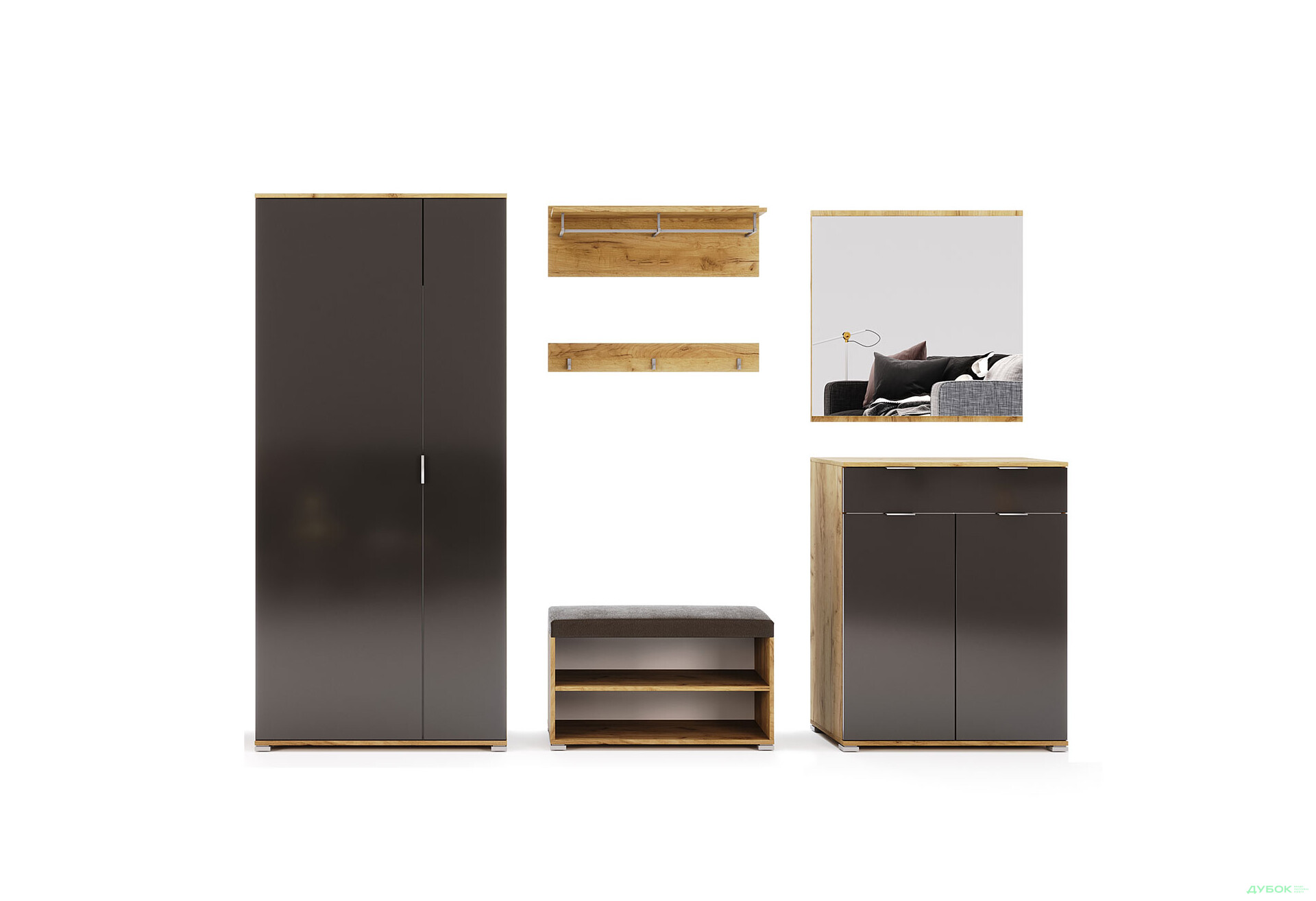 Модульний передпокій Луна MiroMark  - Зображення 6 Зображення 6 - Модульний передпокій Луна MiroMark