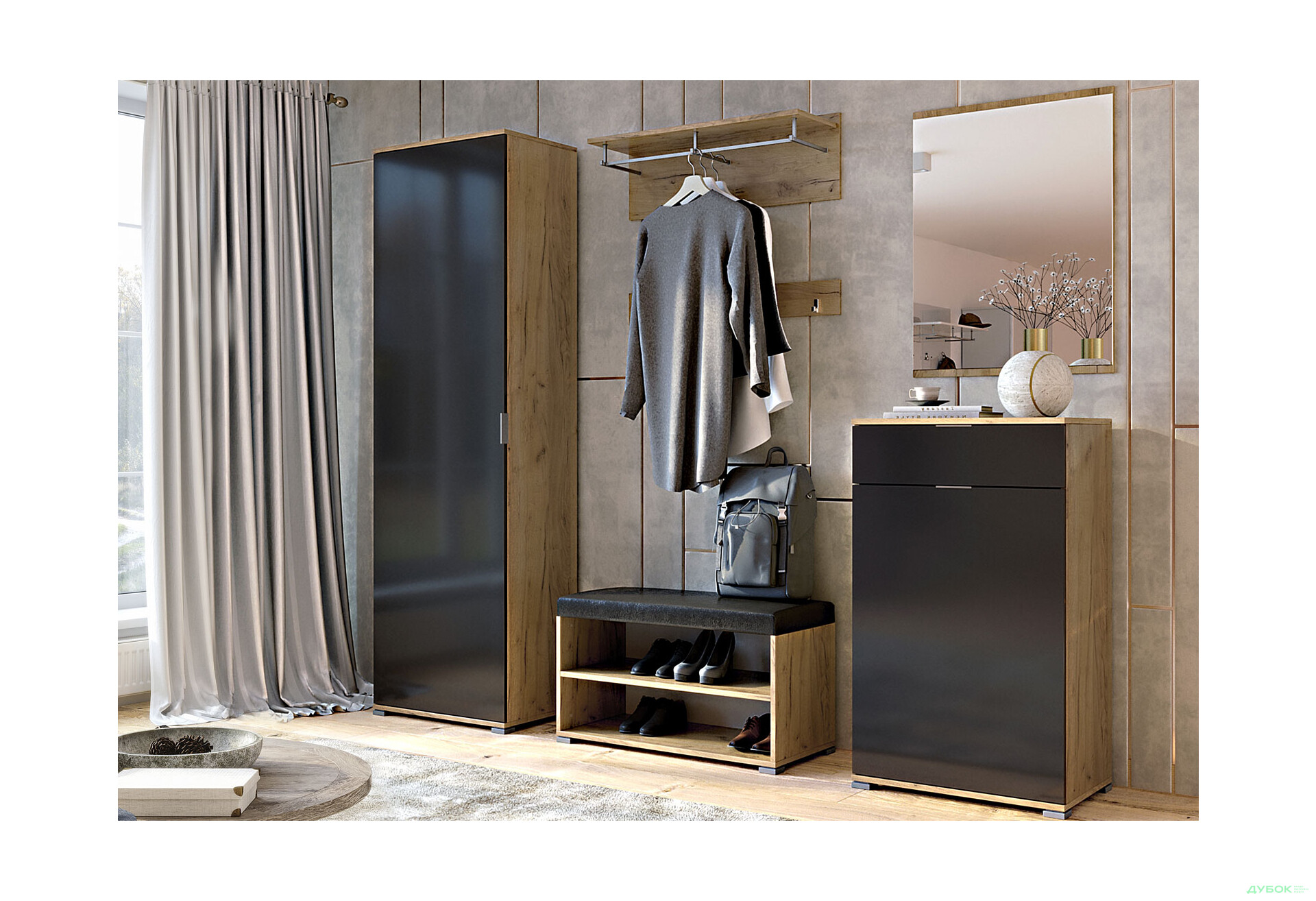 Модульний передпокій Луна MiroMark  - Зображення 2 Зображення 2 - Модульний передпокій Луна MiroMark