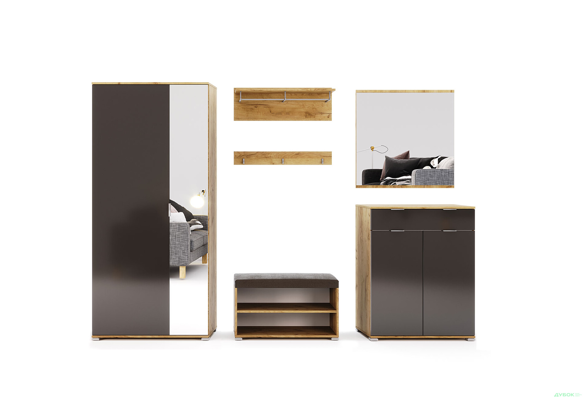 Модульний передпокій Луна MiroMark  - Зображення 7 Зображення 7 - Модульний передпокій Луна MiroMark