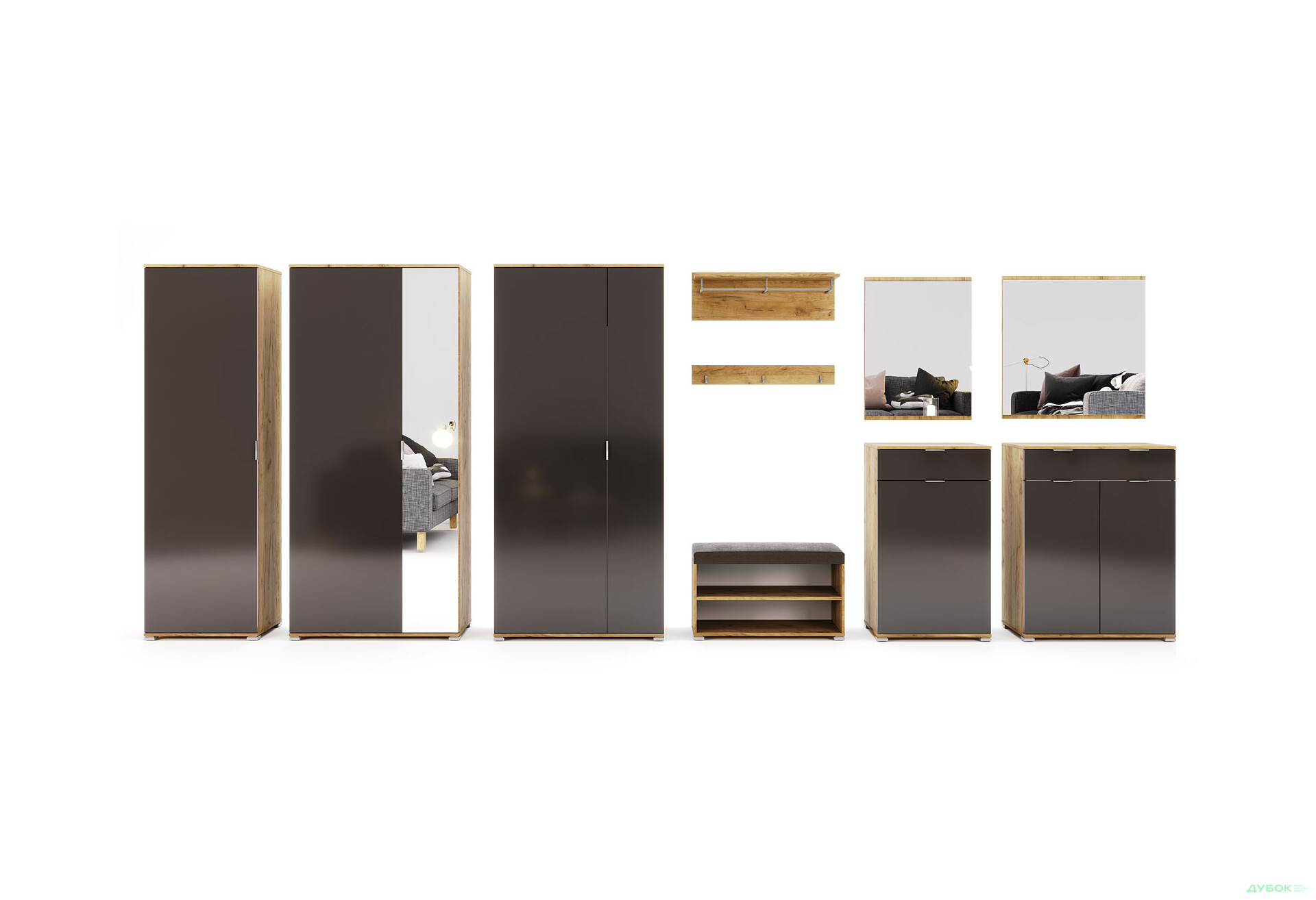 Модульний передпокій Луна MiroMark  - Зображення 8 Зображення 8 - Модульний передпокій Луна MiroMark