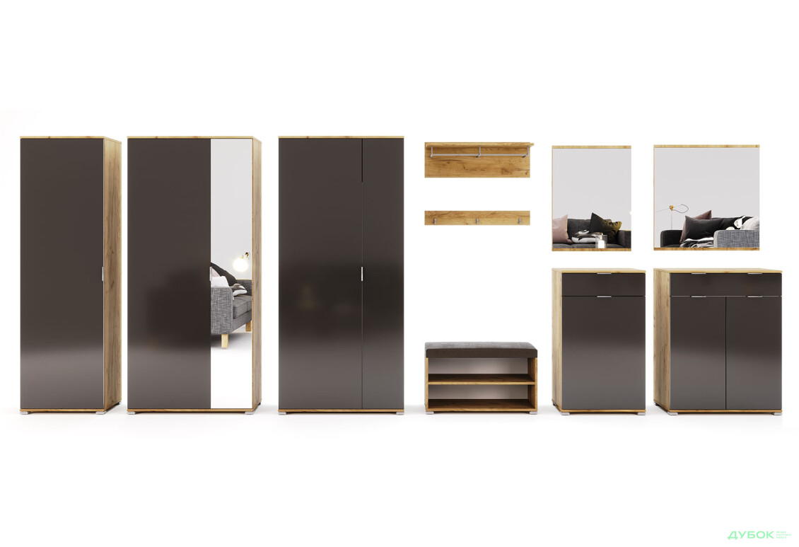 Модульний передпокій Луна MiroMark  - Зображення 8 Зображення 8 - Модульний передпокій Луна MiroMark