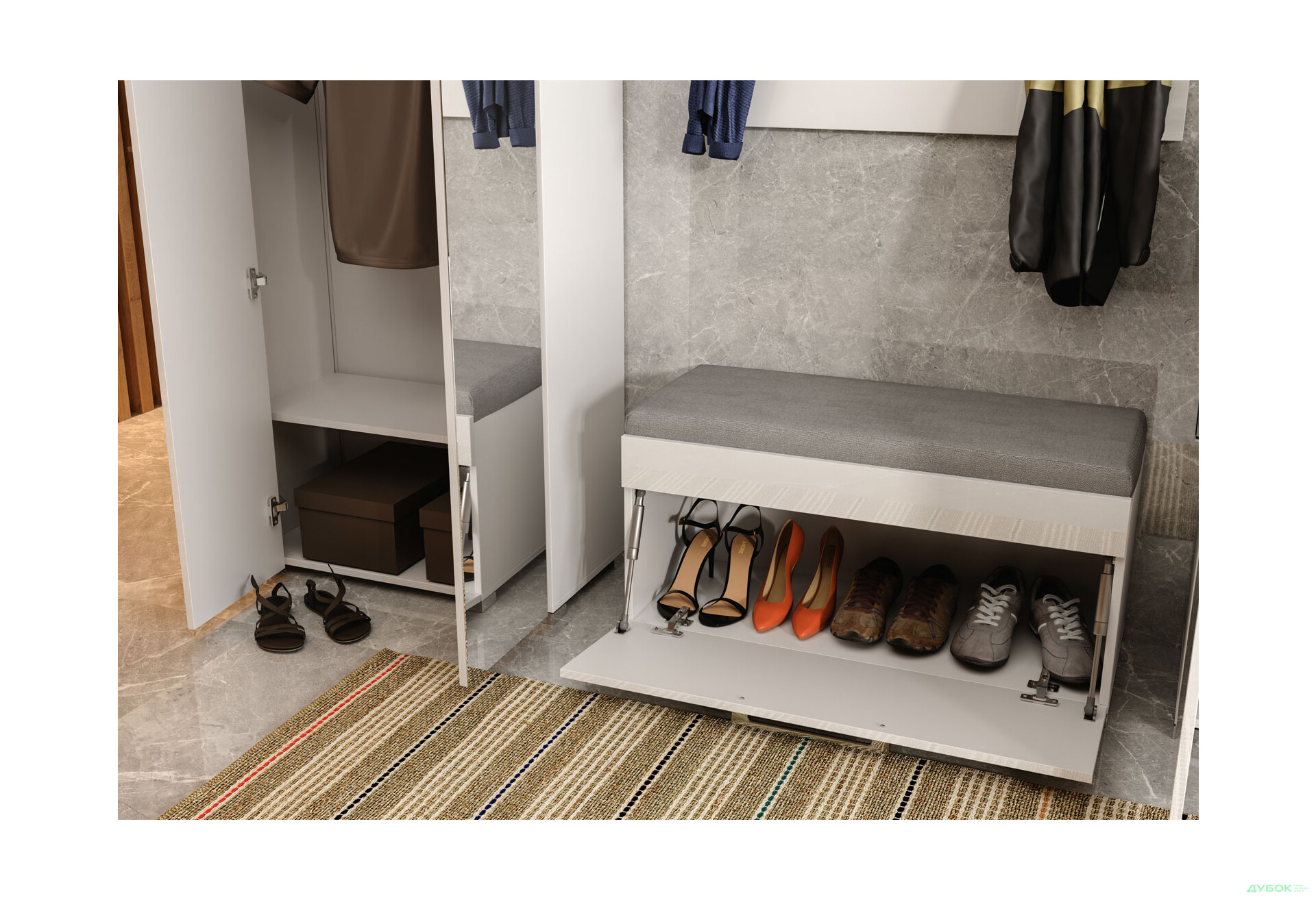 Модульний передпокій Аманда MiroMark - Зображення 3 Зображення 3 - Модульний передпокій Аманда MiroMark