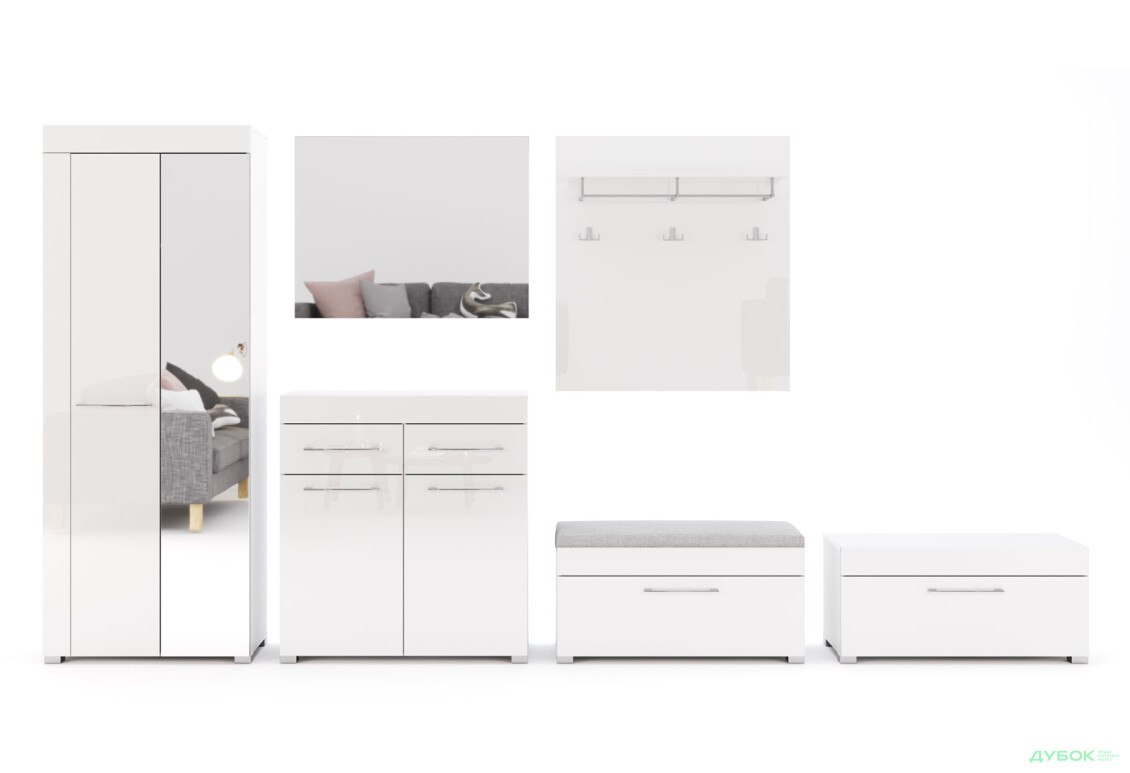 Модульний передпокій Аманда MiroMark - Зображення 4 Зображення 4 - Модульний передпокій Аманда MiroMark