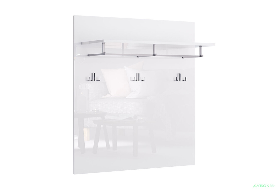 Вішак MiroMark Аманда 90 см, глянець білий - Зображення 2 Зображення 2 - Вішак MiroMark Аманда 90 см, глянець білий