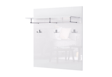 Вешалка MiroMark Аманда 90 см, глянец белый