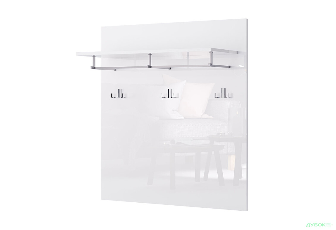 Вішак MiroMark Аманда 90 см, глянець білий - Зображення 1 Зображення 1 - Вішак MiroMark Аманда 90 см, глянець білий