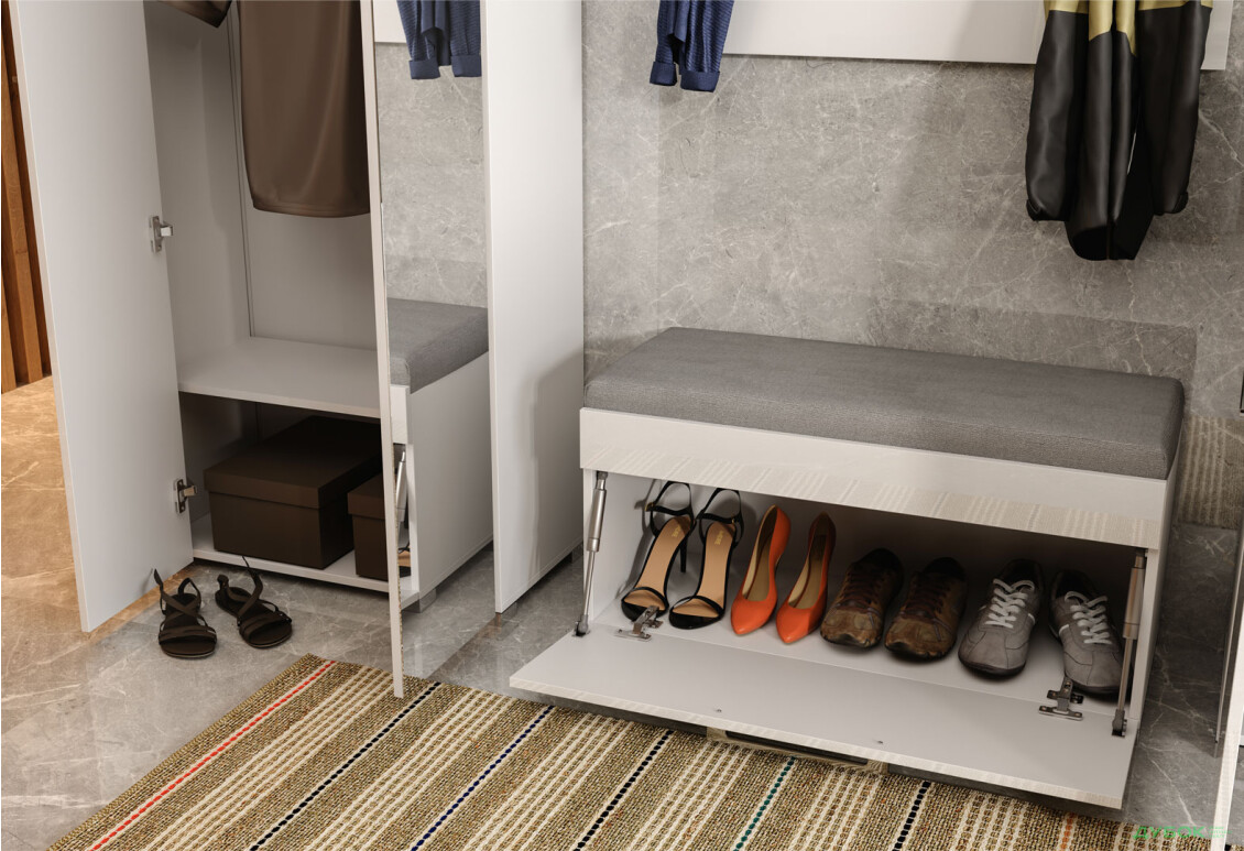 Передпокій Аманда Комплект 2.55 MiroMark - Зображення 3 Зображення 3 - Передпокій Аманда Комплект 2.55 MiroMark