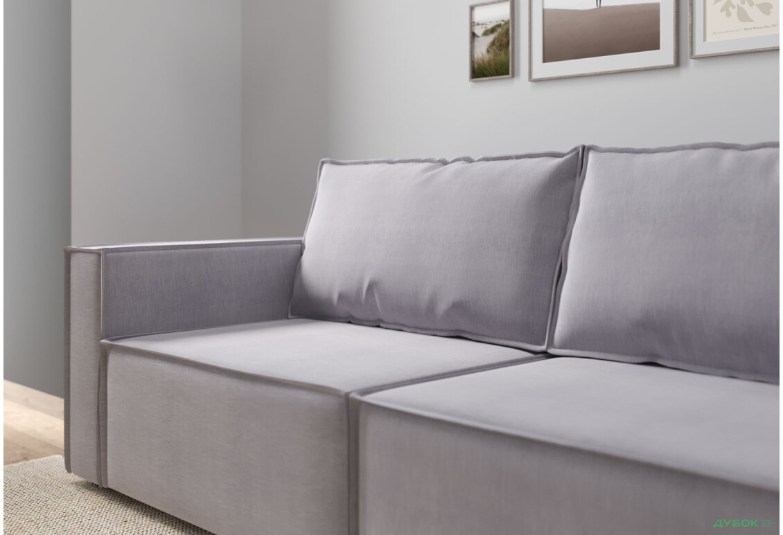 Диван Вика Микадо 242x115 см, светло-серый (Life 24) - Изображение 3 Изображение 3 - Диван Вика Микадо 242x115 см, светло-серый (Life 24)