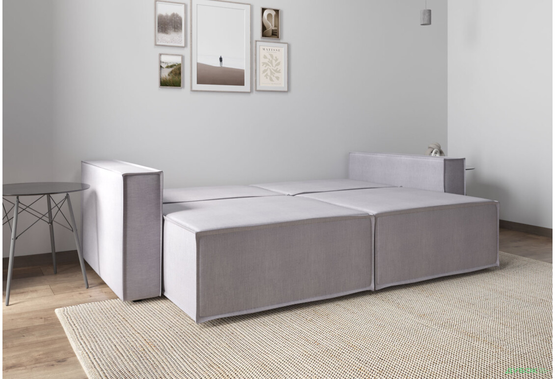 Диван Вика Микадо 242x115 см, светло-серый (Life 24) - Изображение 5 Изображение 5 - Диван Вика Микадо 242x115 см, светло-серый (Life 24)