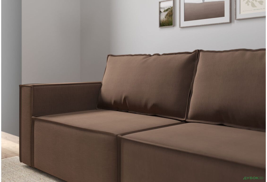 Диван Вика Микадо 242x115 см, темно-коричневый (Steam 46) - Изображение 4 Изображение 4 - Диван Вика Микадо 242x115 см, темно-коричневый (Steam 46)