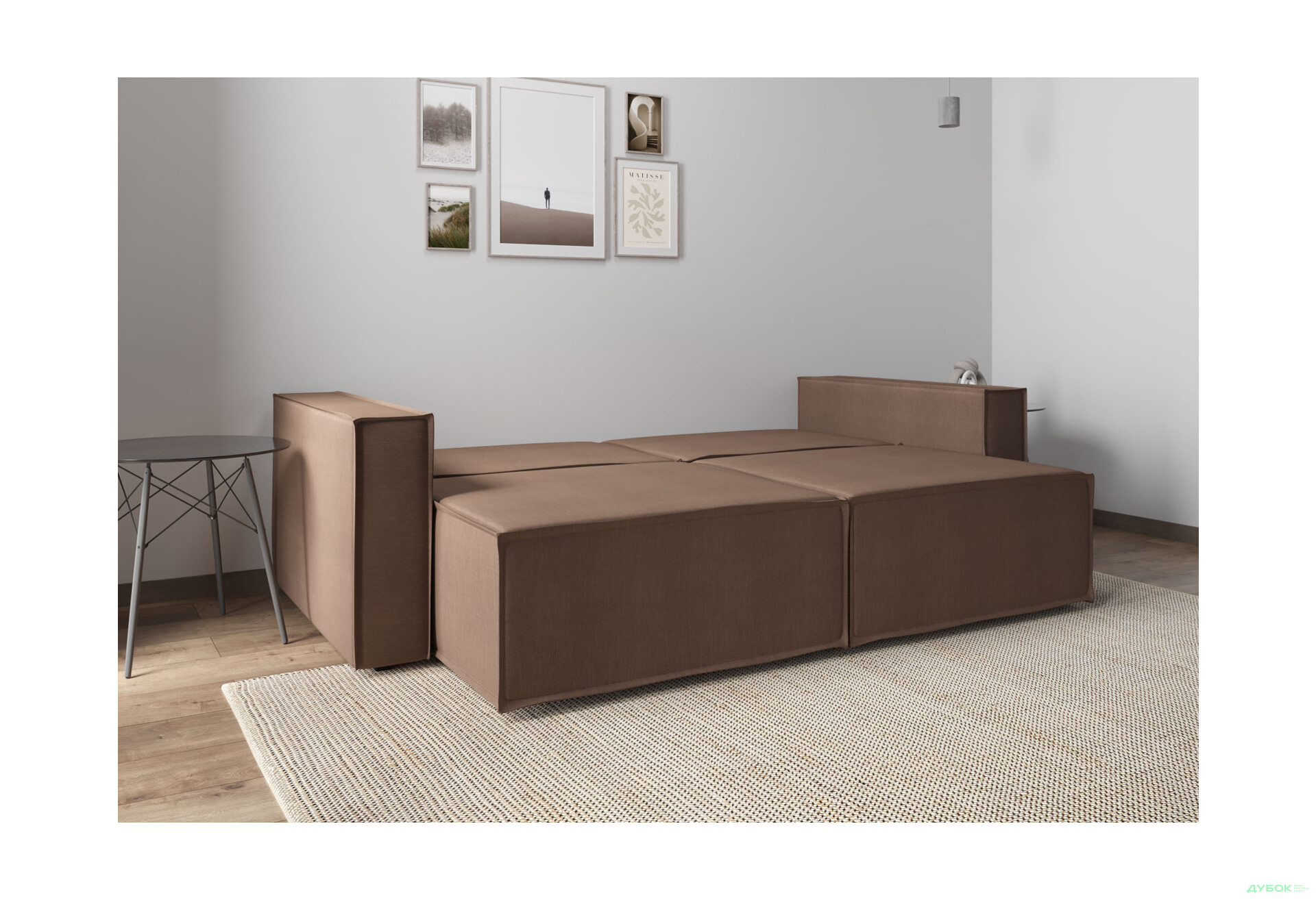 Диван Вика Микадо 242x115 см, темно-коричневый (Steam 46) - Изображение 5 Изображение 5 - Диван Вика Микадо 242x115 см, темно-коричневый (Steam 46)