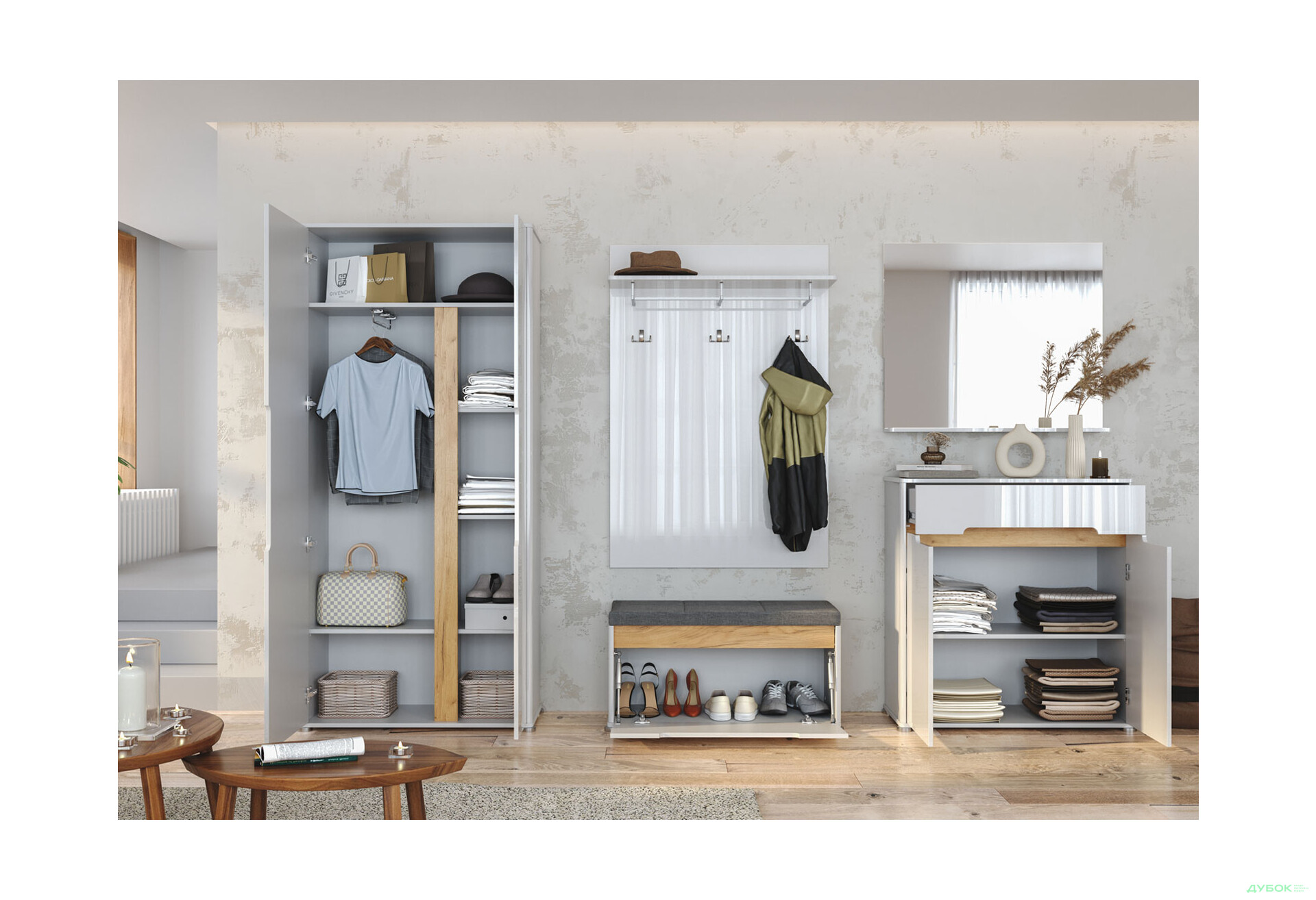 Модульний передпокій Стелла MiroMark - Зображення 3 Зображення 3 - Модульний передпокій Стелла MiroMark