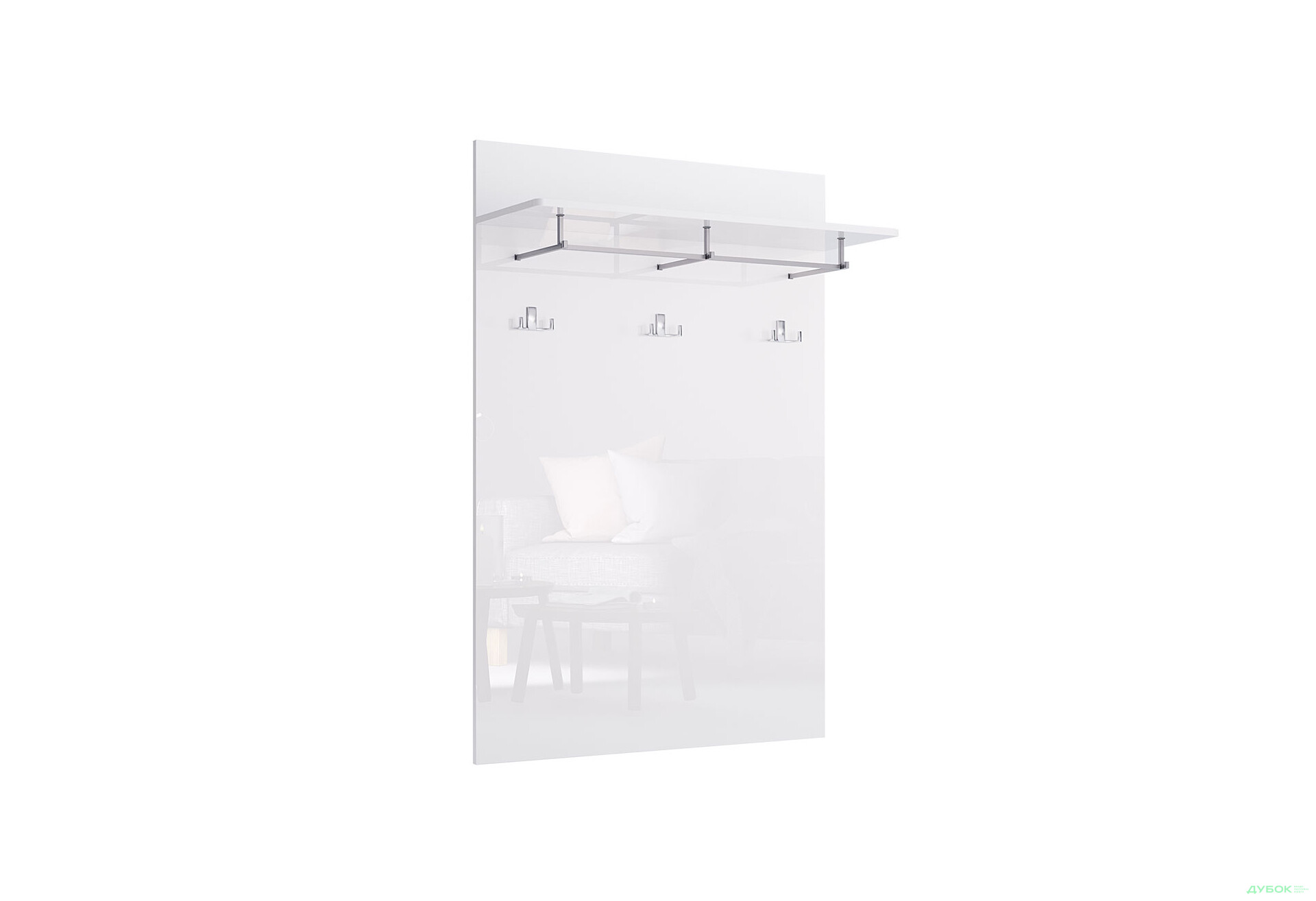 Зображення 2 - Вішак MiroMark Стелла 90 см, глянець білий