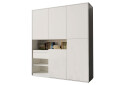 Шафа Moreli RS-2 з полицями, дверцятами та шухлядою 184 см, біла - Зображення 1 Зображення 1 - Шафа Moreli RS-2 з полицями, дверцятами та шухлядою 184 см, біла
