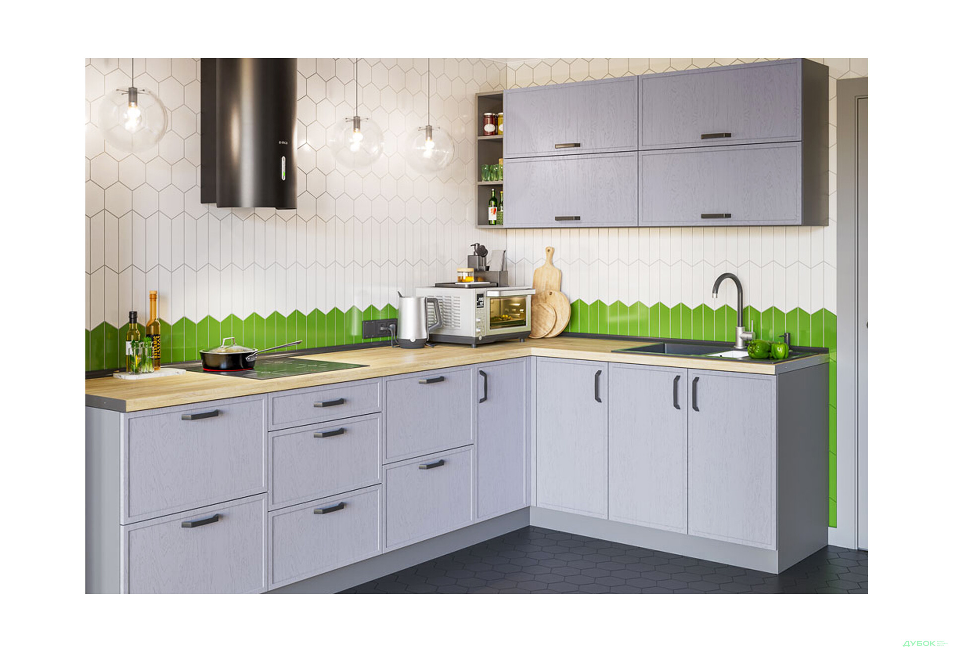 Зображення 2 - Модульна кухня Моно Luxe VIP-master