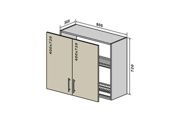 В9 Сушка 2Д 80 Моно Luxe Вип-Мастер