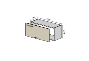 В11 Тумба низька 80 Моно Luxe VIP-master