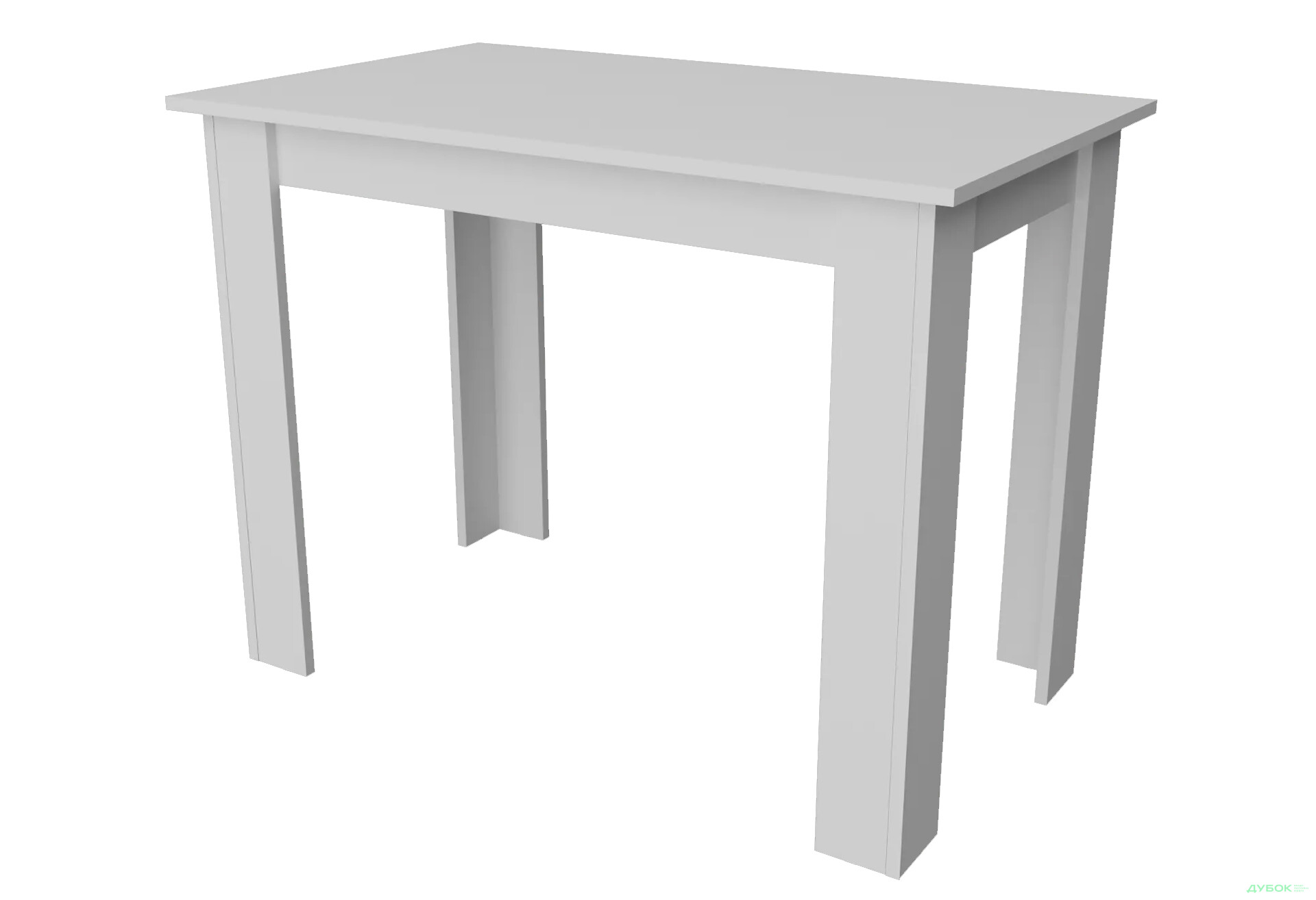Фото 1 - Стол обеденный Неман Юта 98x50 см, белый