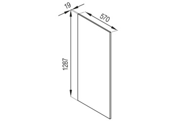 П панель внутрішня (h-720) до ст-ці 28 мм