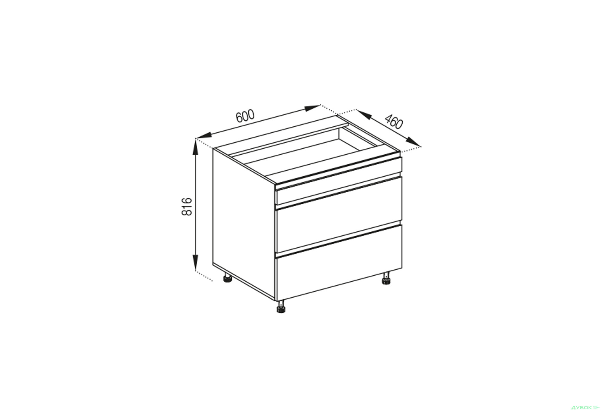 Зображення 1 - Н 60 3Ш (1+2) LUX Влада Світ Меблів