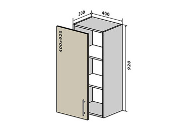 В43 Тумба 1Д 40 Бета Люкс VIP-master