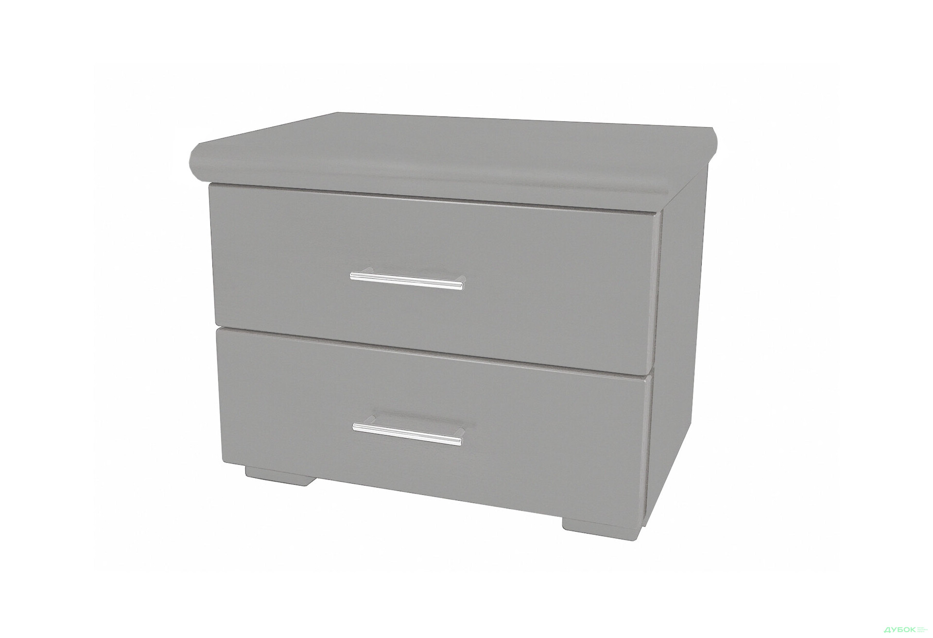Тумба приліжкова Arbor Drev Ексклюзив з 2 шухлядами 50 см сірий сосна - Зображення 1 Зображення 1 - Тумба приліжкова Arbor Drev Ексклюзив з 2 шухлядами 50 см сірий сосна