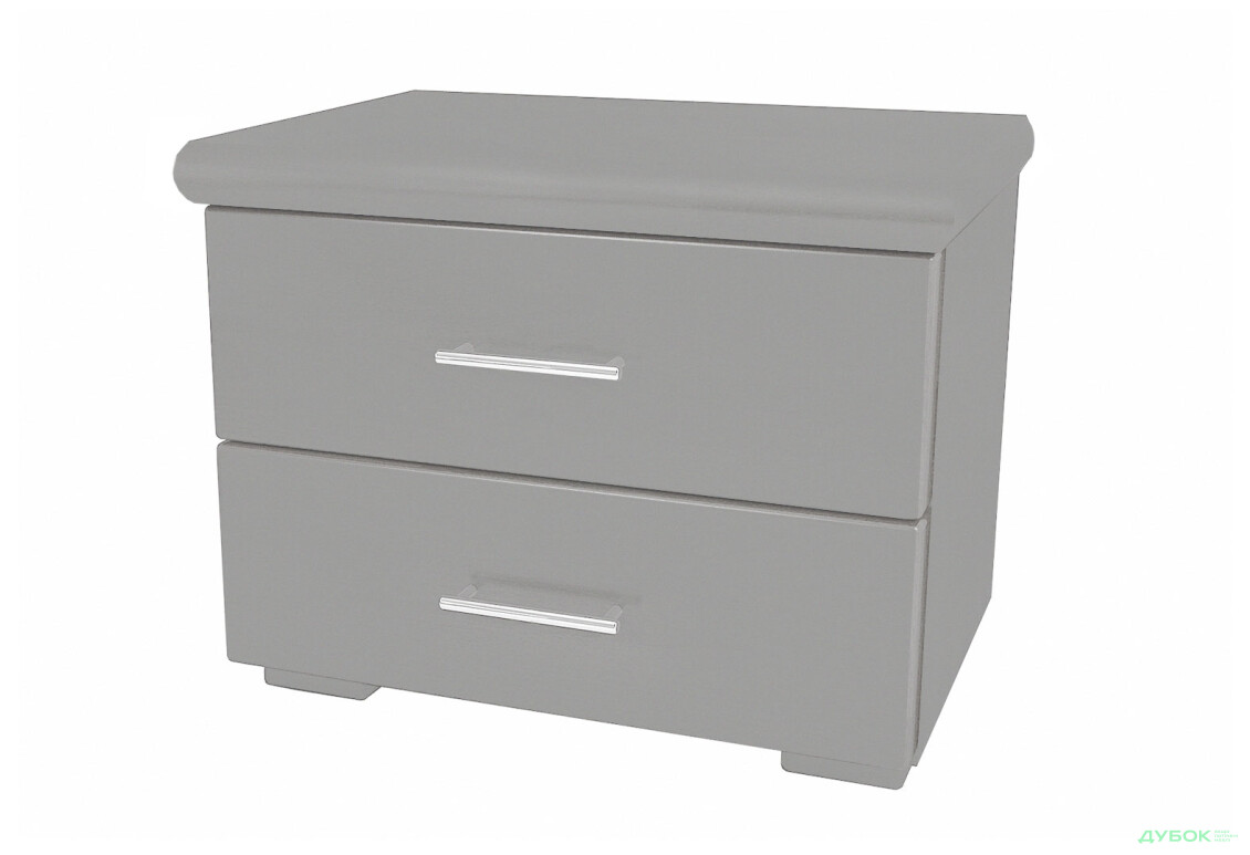 Тумба приліжкова Arbor Drev Ексклюзив з 2 шухлядами 50 см сірий сосна - Зображення 1 Зображення 1 - Тумба приліжкова Arbor Drev Ексклюзив з 2 шухлядами 50 см сірий сосна