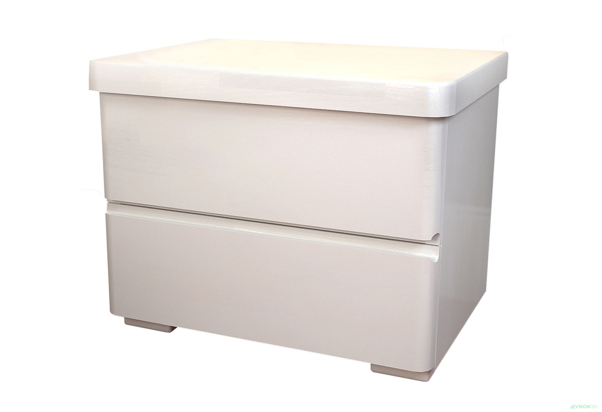 Фото 1 - Тумба прикроватная Арбор Древ Регина с 2 ящиками 50 см белый бук