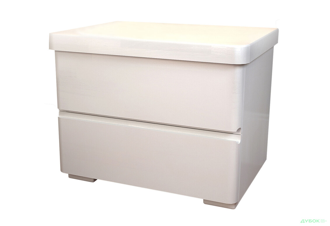 Тумба приліжкова Arbor Drev Регіна з 2 шухлядами 50 см білий сосна - Зображення 1 Зображення 1 - Тумба приліжкова Arbor Drev Регіна з 2 шухлядами 50 см білий сосна