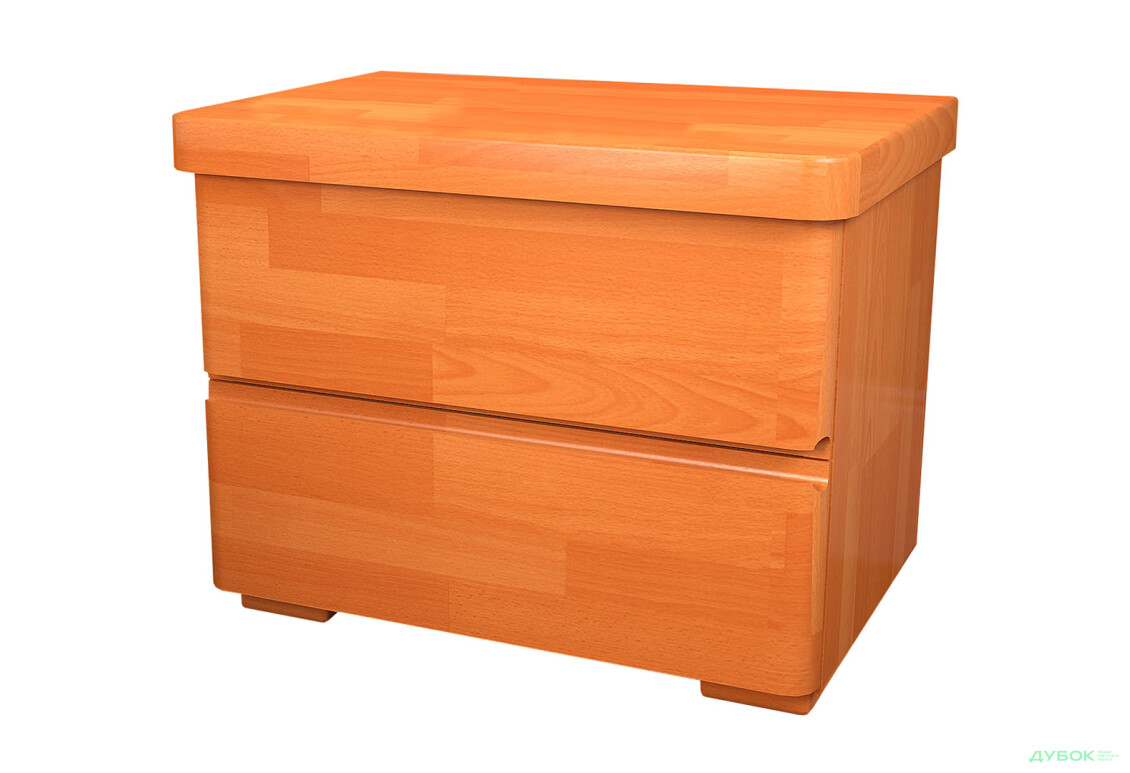 Тумба приліжкова Arbor Drev Регіна з 2 шухлядами 50 см вільха сосна - Зображення 1 Зображення 1 - Тумба приліжкова Arbor Drev Регіна з 2 шухлядами 50 см вільха сосна