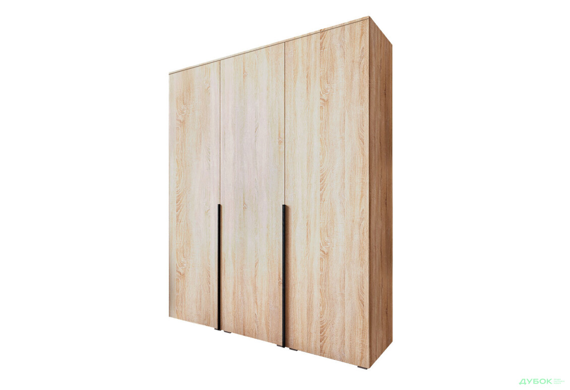 Шафа Moreli Ліберті (ST0027) зі штангою та відділенням з полицями 3-дверна 180 см дуб сонома - Зображення 1 Зображення 1 - Шафа Moreli Ліберті (ST0027) зі штангою та відділенням з полицями 3-дверна 180 см дуб сонома