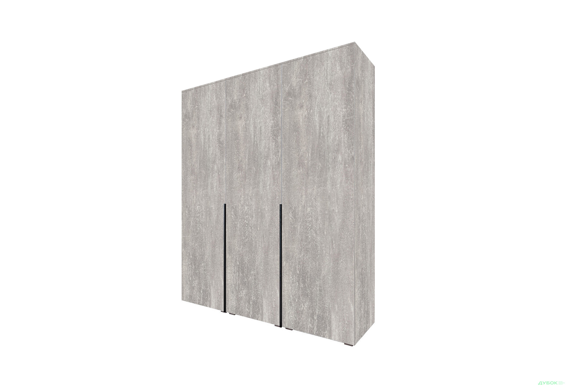 Шафа Moreli Ліберті (ST0027) зі штангою та відділенням з полицями 3-дверна 180 см бетон - Зображення 1 Зображення 1 - Шафа Moreli Ліберті (ST0027) зі штангою та відділенням з полицями 3-дверна 180 см бетон