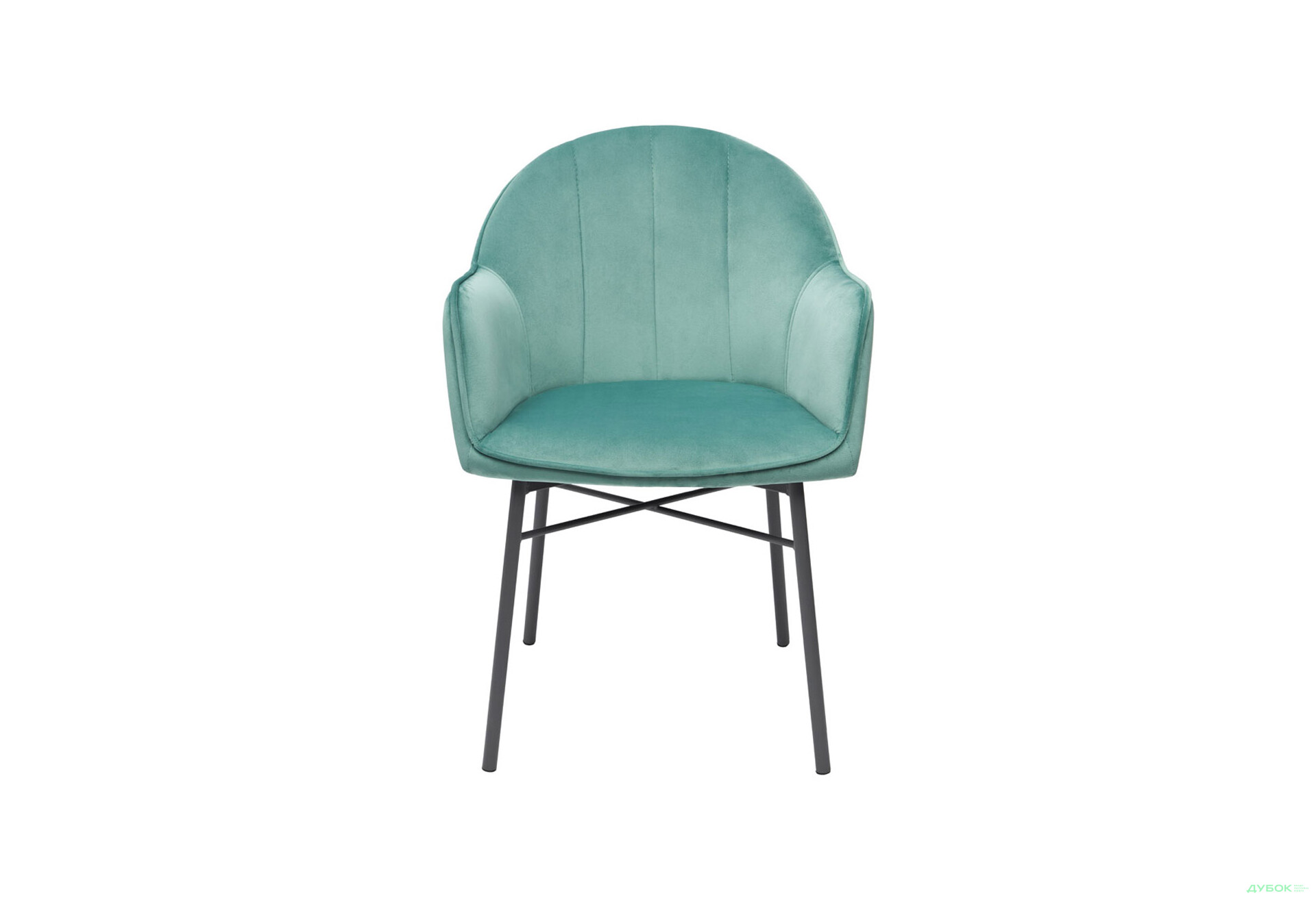 Зображення 2 - Стілець кухонний Bjorn Лестер 58x62x83 см м'який з підлокітниками