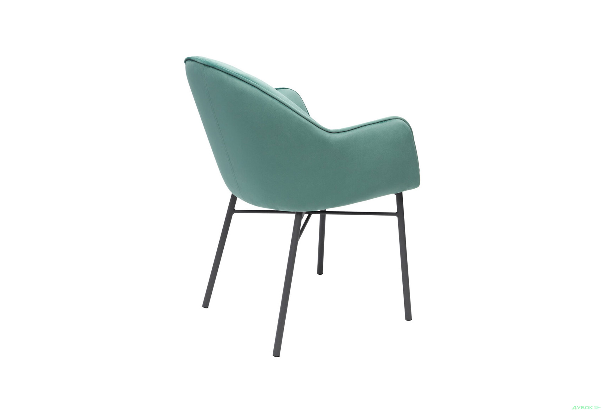 Зображення 5 - Стілець кухонний Bjorn Лестер 58x62x83 см м'який з підлокітниками