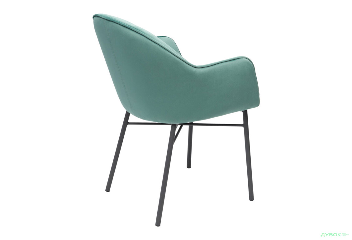 Зображення 5 - Стілець кухонний Bjorn Лестер 58x62x83 см м'який з підлокітниками