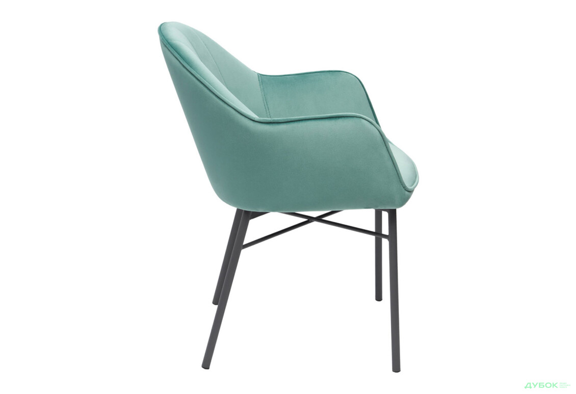 Зображення 4 - Стілець кухонний Bjorn Лестер 58x62x83 см м'який з підлокітниками