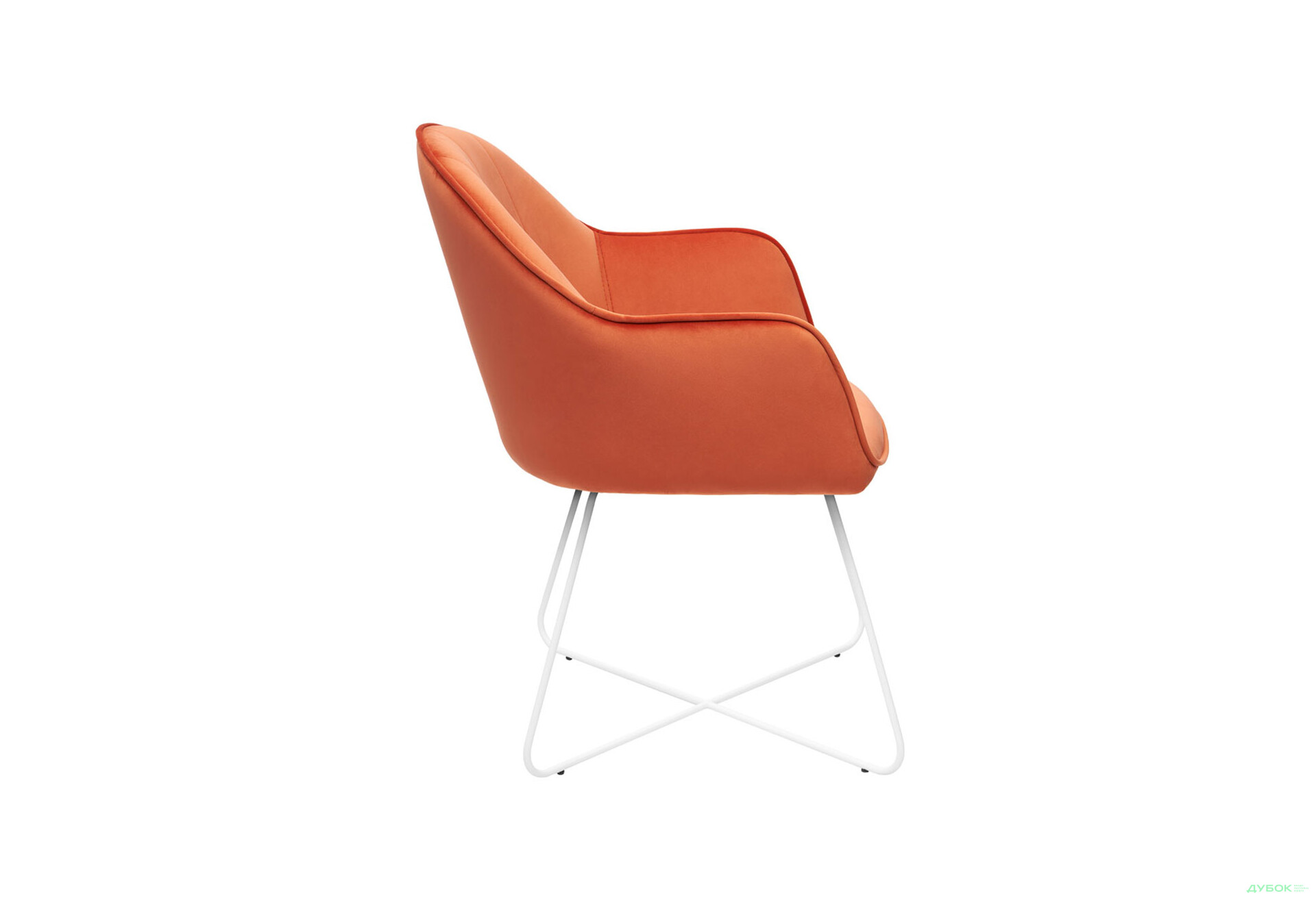 Зображення 14 - Стілець кухонний Bjorn Лестер 58x62x83 см м'який з підлокітниками