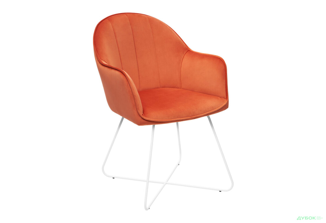 Зображення 13 - Стілець кухонний Bjorn Лестер 58x62x83 см м'який з підлокітниками