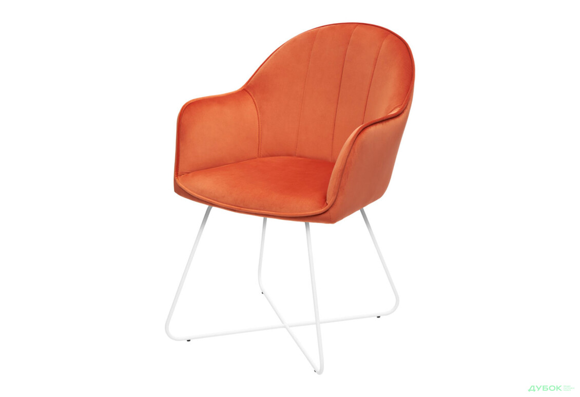 Зображення 11 - Стілець кухонний Bjorn Лестер 58x62x83 см м'який з підлокітниками