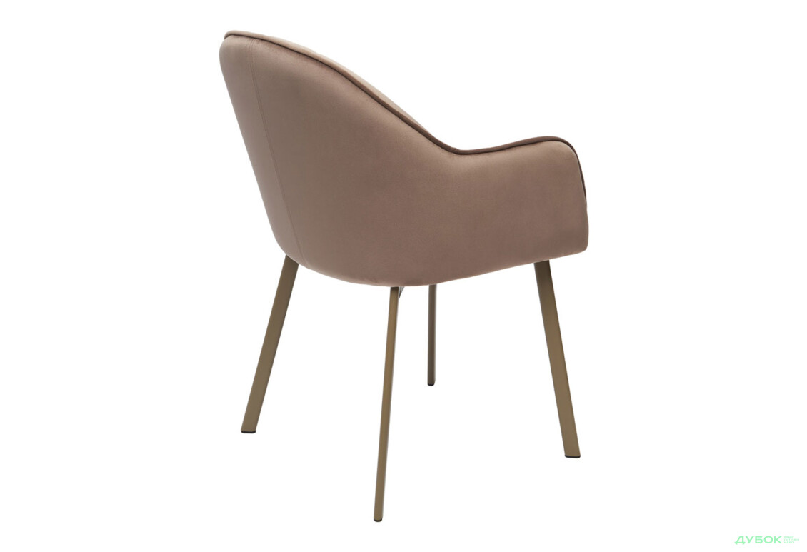 Зображення 25 - Стілець кухонний Bjorn Лестер 58x62x83 см м'який з підлокітниками