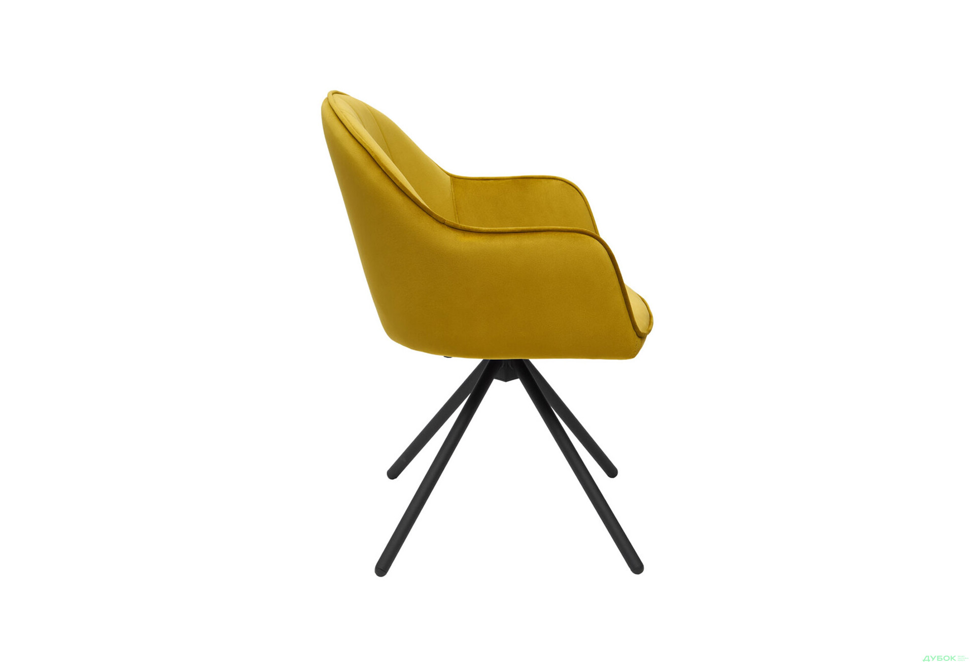 Зображення 29 - Стілець кухонний Bjorn Лестер 58x62x83 см м'який з підлокітниками