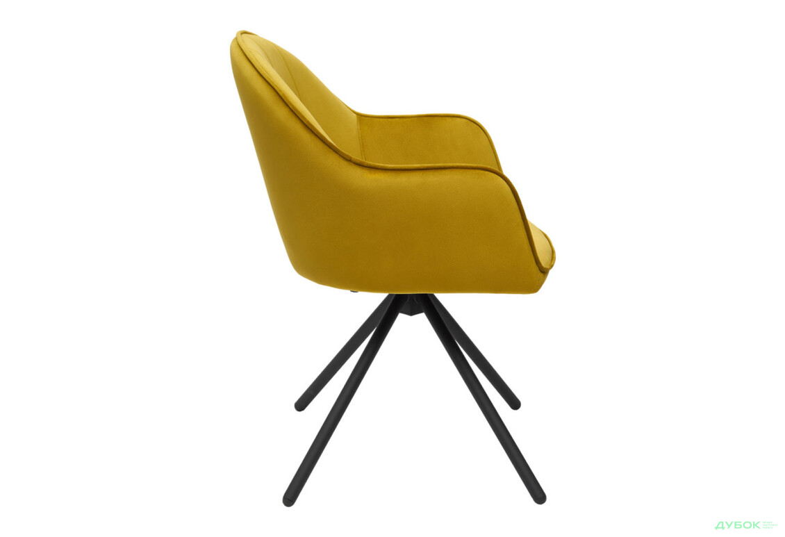 Зображення 29 - Стілець кухонний Bjorn Лестер 58x62x83 см м'який з підлокітниками