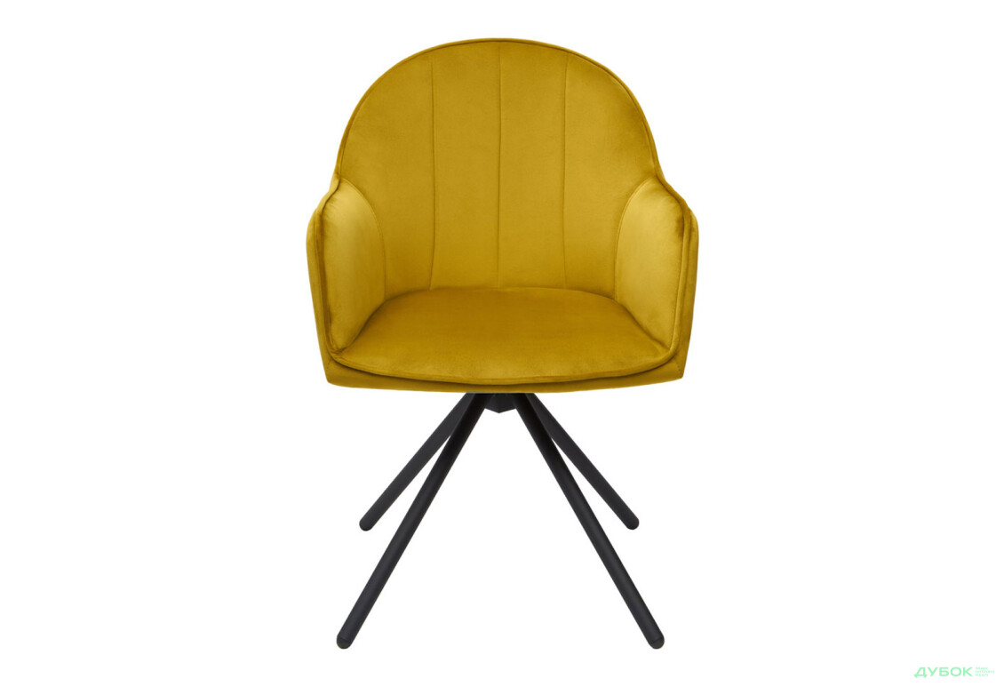 Зображення 27 - Стілець кухонний Bjorn Лестер 58x62x83 см м'який з підлокітниками